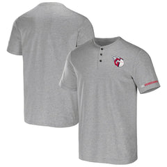 Cleveland Guardians Darius Rucker Collection by Fanatics Henley T-Shirt - Heather Gray T-shirts