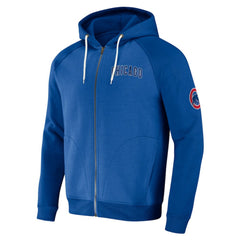 Chicago Cubs Darius Rucker Collection by Fanatics Raglan Full-Zip Hoodie - Royal Hoodies