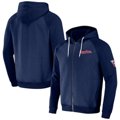 Cleveland Guardians Darius Rucker Collection by Fanatics Raglan Full-Zip Hoodie - Navy Hoodies
