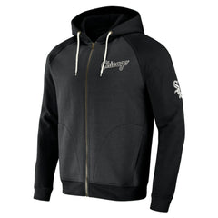 Chicago White Sox Darius Rucker Collection by Fanatics Raglan Full-Zip Hoodie - Black Hoodies