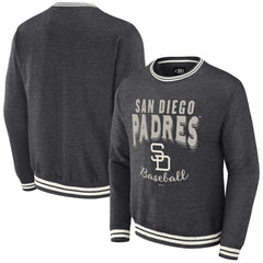 San Diego Padres Darius Rucker Collection by Fanatics Vintage Pullover Sweatshirt - Heather Charcoal Pullover