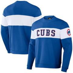 Chicago Cubs Darius Rucker Collection by Fanatics Stripe Pullover Sweatshirt - Royal Pullover
