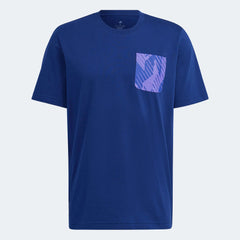 Adidas 2022-23 Argentina Graphic Tee Night Indigo