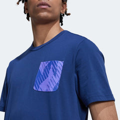 Adidas 2022-23 Argentina Graphic Tee Night Indigo