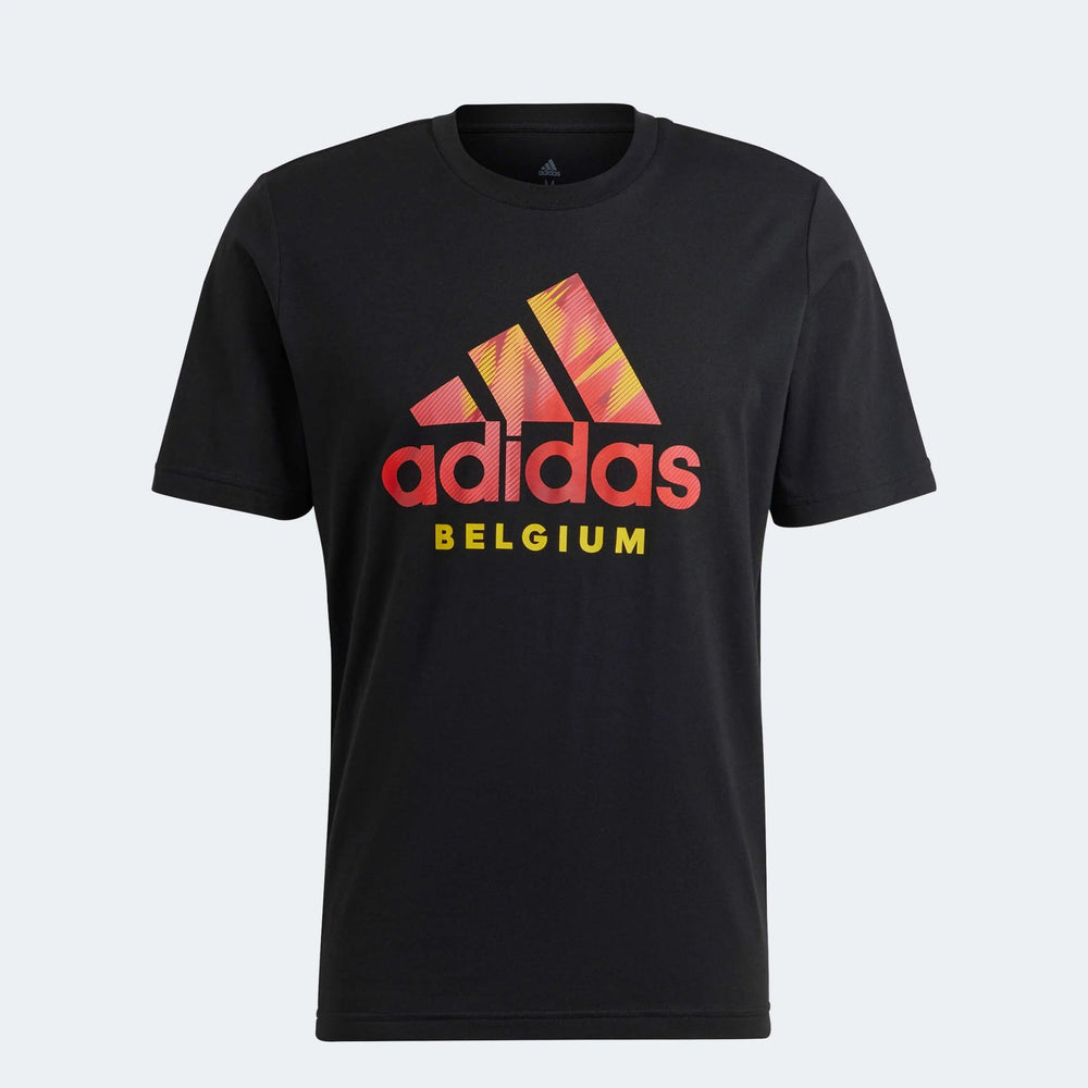Adidas 2022-23 Belgium DNA Graphic Tee - Black