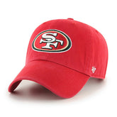 San Francisco 49ers '47 Brand Cleanup Adjustable Hat - Scarlet Hats