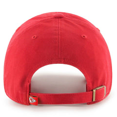 47 Brand Kansas City Chiefs Clean Up Adjustable Hat - Red Hats