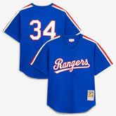 Nolan Ryan Texas Rangers Mitchell & Ness Authentic Batting Practice Jersey - Royal Jerseys