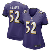 Ray Lewis Baltimore Ravens Women's Game Jersey - Purple Jerseys