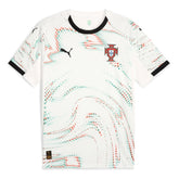 Puma 2025-26 Portugal Men's Stadium Away Soccer Jersey Puma White-Puma Black
