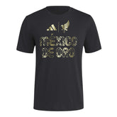Adidas 2025 Mexico Men's De Oro HOB Tee Black / Soccr-Mxs-Sxa