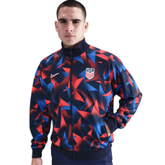 Nike 2025 USA Men's Academy Pro Anthem Jacket Obsidian/Challenge Red