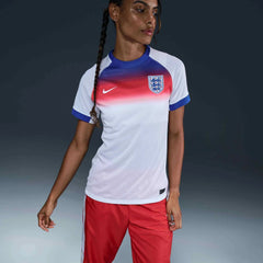 Nike 2025 England Women's Stadium Home Soccer Jersey Hyper Royal/White/White