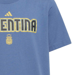 Adidas 2026 Argentina Youth World Cup HJH Tee Crew Blue