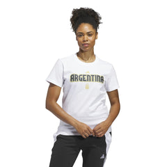 Adidas 2026 Argentina Women's World Cup HJH Tee White