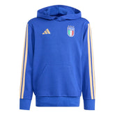 Adidas 2026 Italy Youth DNA Hoodie Bold Blue