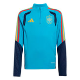 Adidas 2026 Spain Youth Tiro Training Top Bold Aqua