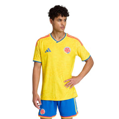 Adidas 2026 Colombia Men's Authentic Home Soccer Jersey Impact Yellow
