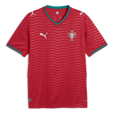 Puma 2026 Portugal Men's Stadium Home Soccer Jersey Club Red-Green Lagoon