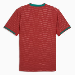 Puma 2026 Portugal Men's Authentic Home Soccer Jersey Club Red-Green Lagoon