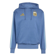 Adidas 2026 Argentina Men's DNA Fleece Hoodie Crew Blue