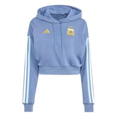 Adidas 2026 Argentina Women's DNA Hoodie Crew Blue