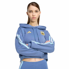 Adidas 2026 Argentina Women's DNA Hoodie Crew Blue