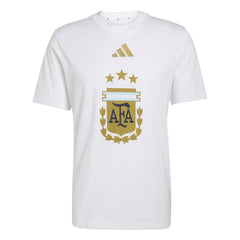 Adidas 2026 Argentina Men's DNA Graphic Tee White