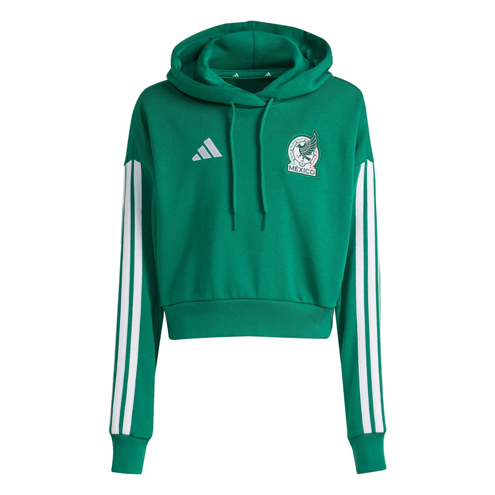 Adidas 2026 Mexico Women's DNA Hoodie Bold Green