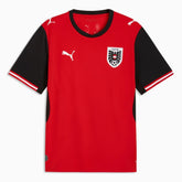 Puma 2026 Austria Men's Stadium Home Soccer Jersey Puma Red-Puma Black