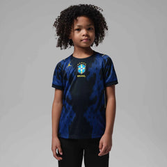 Nike 2026-27 Brazil Little Kids' Stadium Away Soccer Jersey Old Royal/Black/P109C