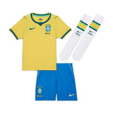 Nike 2026-27 Brazil Little Kids' Stadium Home Kit Canary/Light Menta/Geode Teal