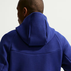 Nike 2026-27 USMNT Men's Full-Zip Tech Fleece Hoodie Deep Royal Blue/Challenge Red