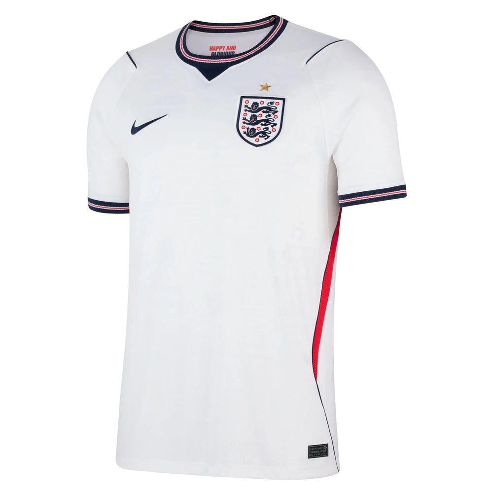 Nike 2026-27 England Men's Stadium Home Soccer Jersey White/Speed Red/Obsidian/Obsidian