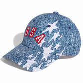 Adidas USA Denim Graphic Cap White / Dark Blue / Power Red