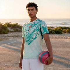 Puma 2026-27 Portugal Men's Authentic Away Soccer Jersey Puma White-Green Lagoon