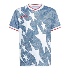 Adidas USA Youth Denim Graphic Jersey White / Dark Blue