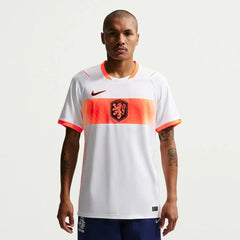 Nike 2026-27 Netherlands Men's Stadium Away Soccer Jersey White/Hyper Crimson/Black