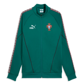 Puma 2026-27 Portugal Men's KING Anthem Jacket Green Lagoon-Ruby Shimmer