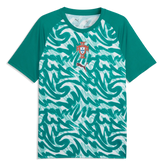 Puma 2026-27 Portugal Men's Pre-Match Soccer Jersey Green Lagoon-Ruby Shimmer