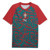 Puma 2026-27 Portugal Men's Pre-Match Soccer Jersey Club Red-Green Lagoon