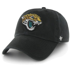 47 Brand Jacksonville Jaguars New Logo Clean-Up Adjustable Slouch Hat - Black Hats