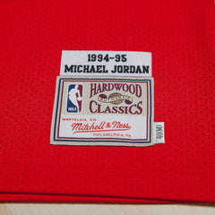 Chicago Bulls Michael Jordan 1994-95 Road 45 Authentic Jersey Red Mens - Mitchell & Ness