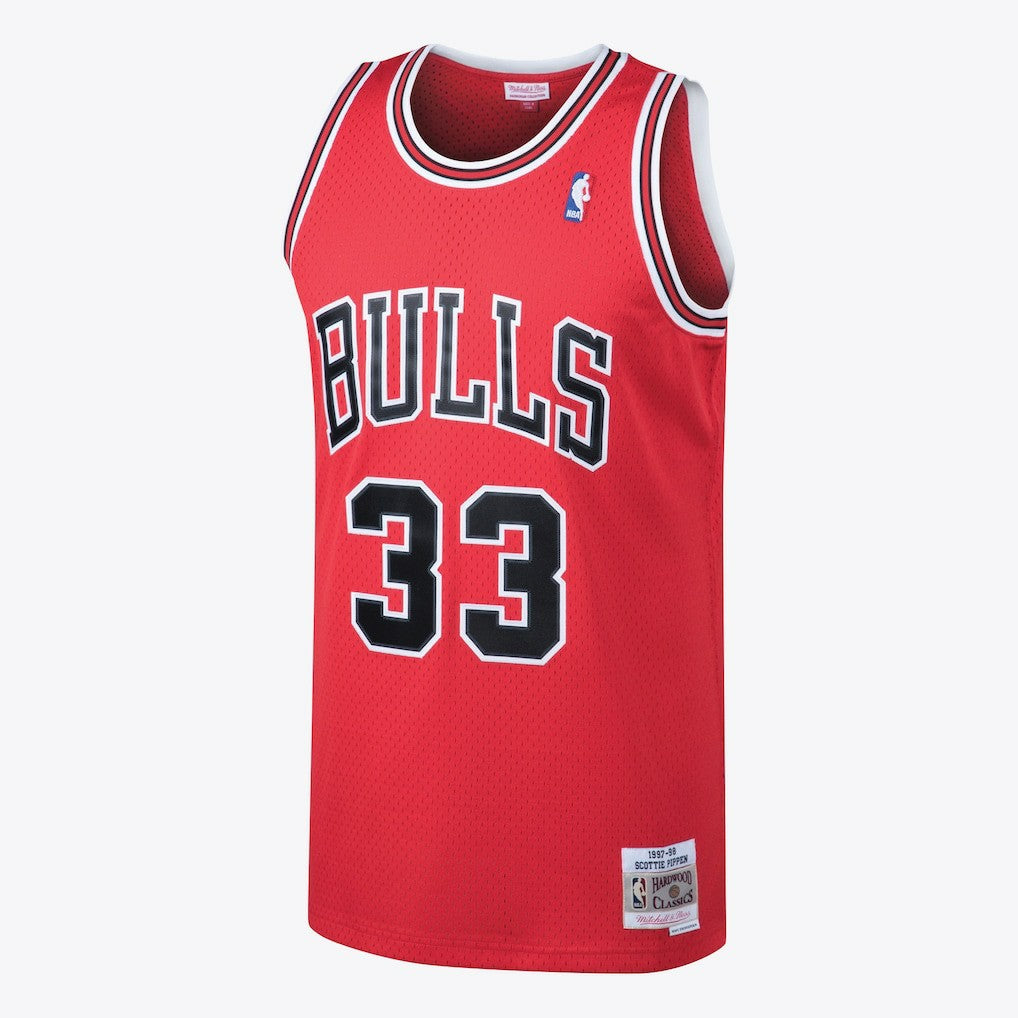 Chicago Bulls Scottie Pippen 1997 Hardwood Classics Road Swingman Jersey Red Mens outlet