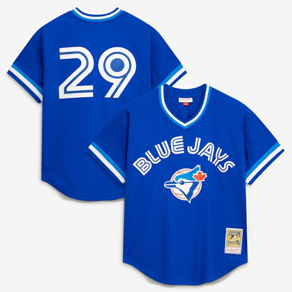 Joe Carter Toronto Blue Jays Mitchell & Ness Authentic Batting Practice Jersey - Royal Jerseys