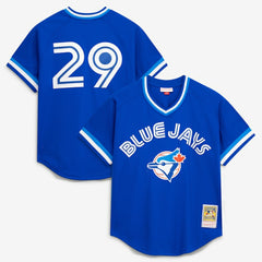 Joe Carter Toronto Blue Jays Mitchell & Ness Authentic Batting Practice Jersey - Royal Jerseys