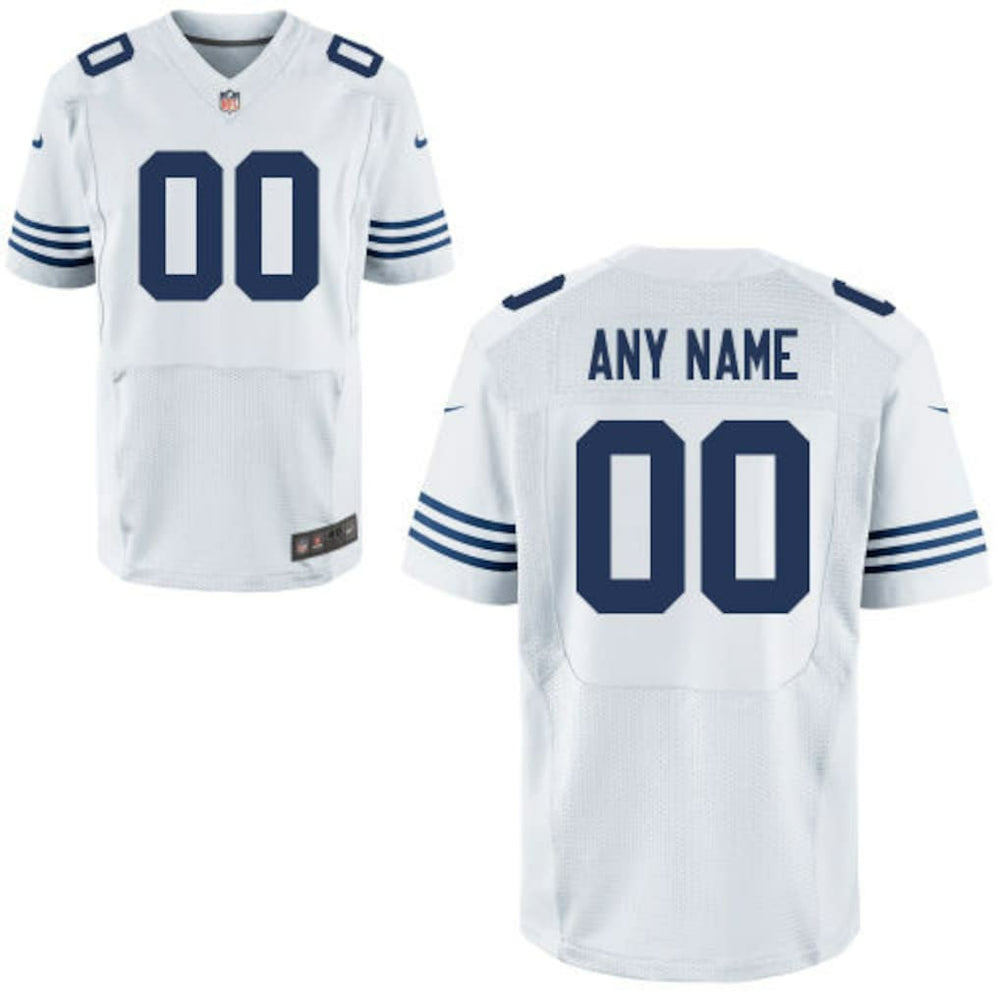 Indianapolis Colts Custom Alternate Elite Jersey - White Jerseys