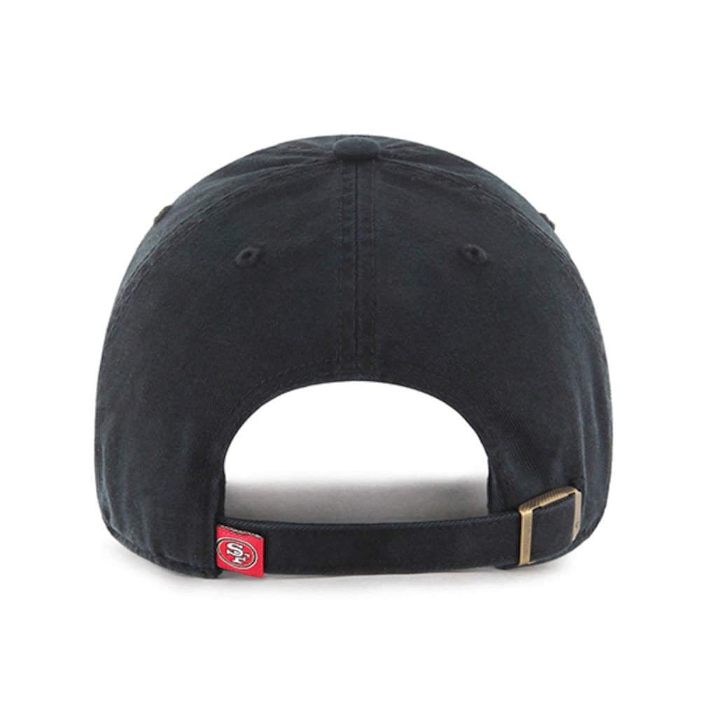 47 Brand San Francisco 49ers Cleanup Basic Adjustable Hat - Black Hats
