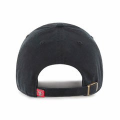 47 Brand San Francisco 49ers Cleanup Basic Adjustable Hat - Black Hats