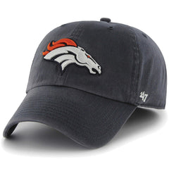 Denver Broncos '47 Brand Cleanup Adjustable Hat - Navy Blue Hats